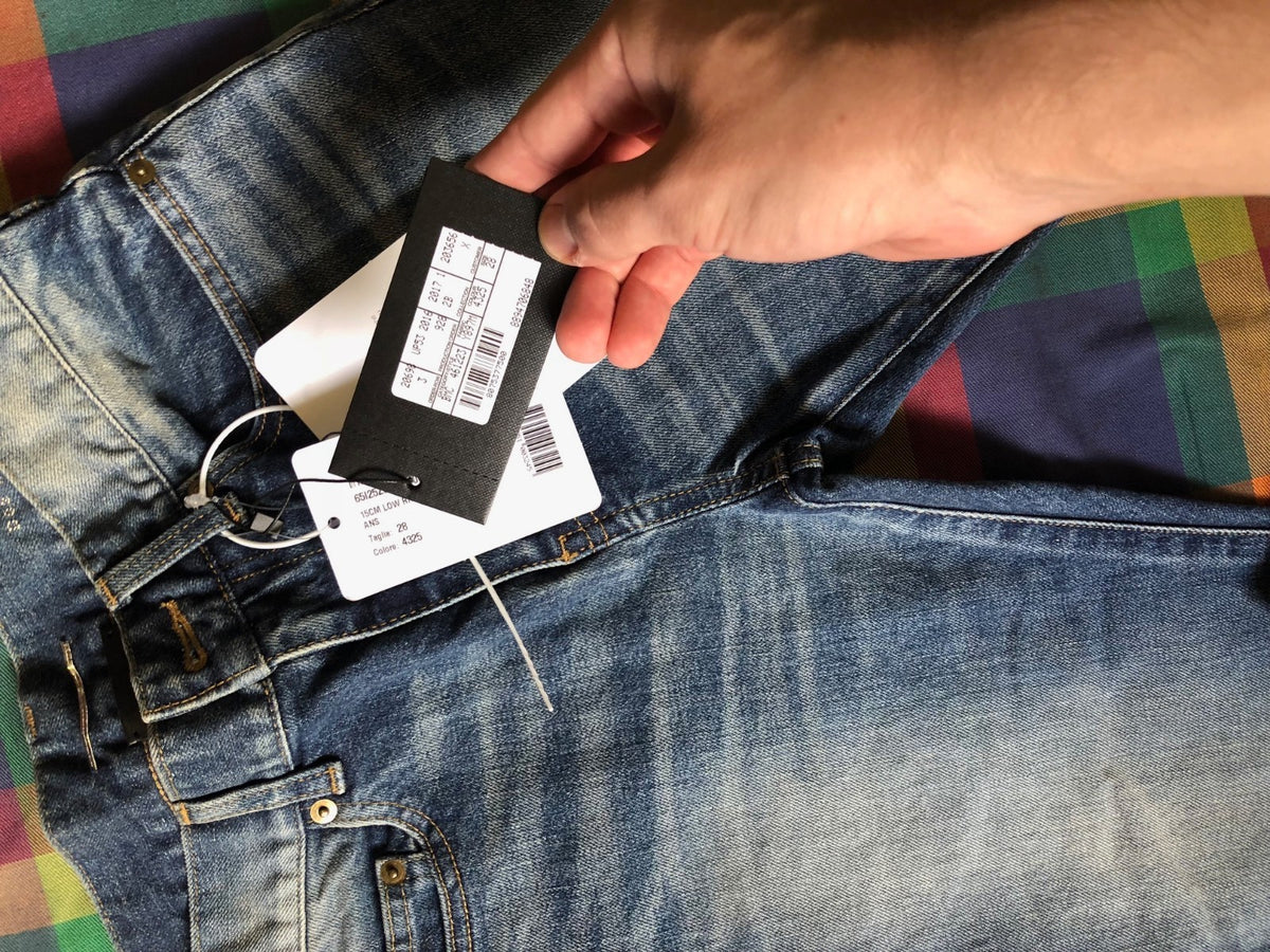 SAINT LAURENT Low Rise Blue Jeans Size 28