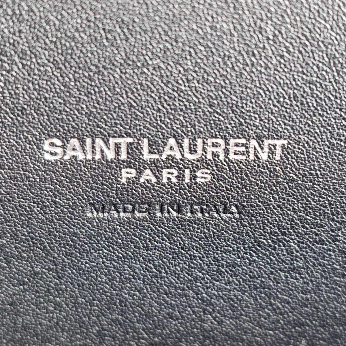 SAINT LAURENT $1450 Black Leather Belt Bag New & Authentic