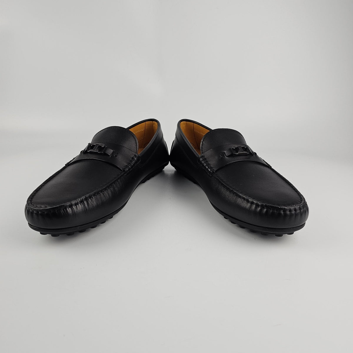TOD'S City Gommino Black Loafers New & Authentic