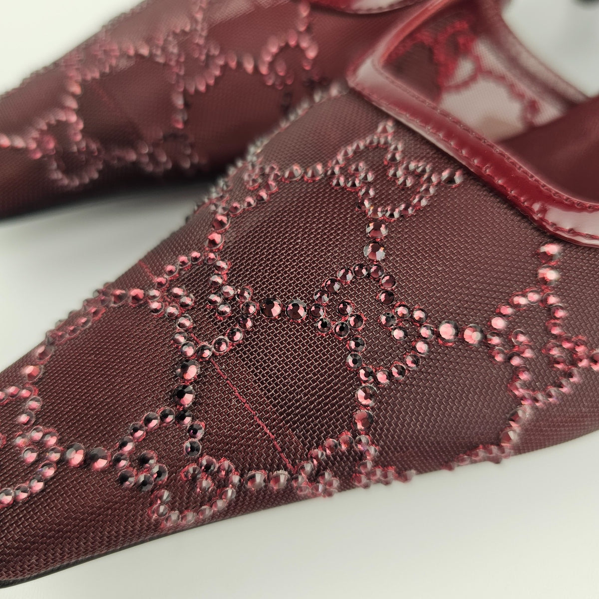 GUCCI $1240 Rosso Ancora Red Slingback Pumps New & Authentic