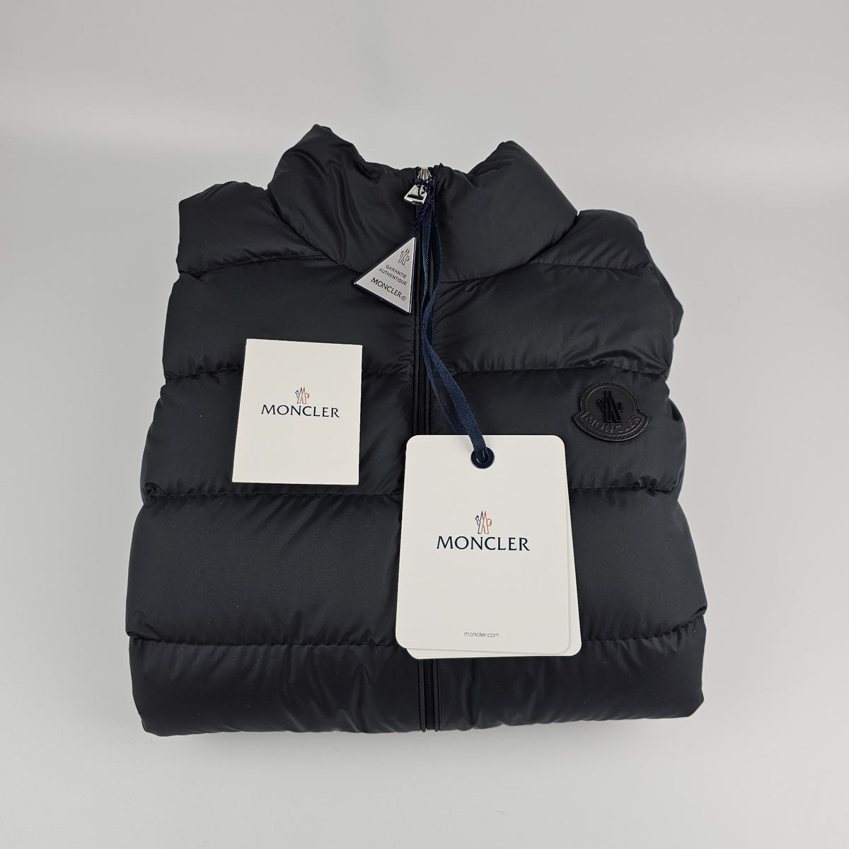 MONCLER Lechtal $1115 Men's Black Down Vest New