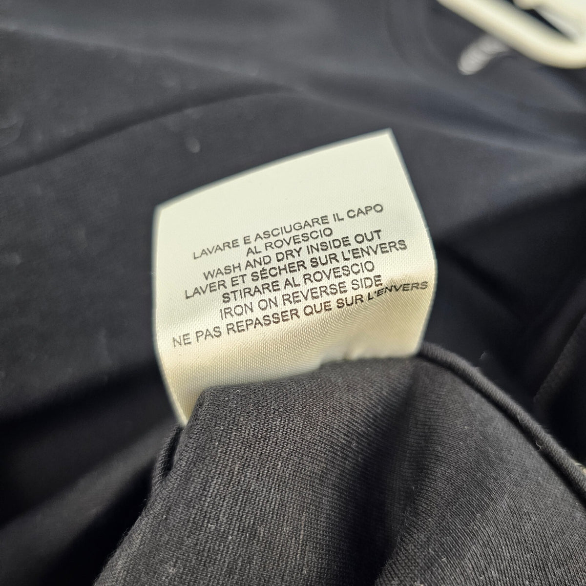 Neil Barrett Bolt Faux Neoprene Sweatshirt Size XS