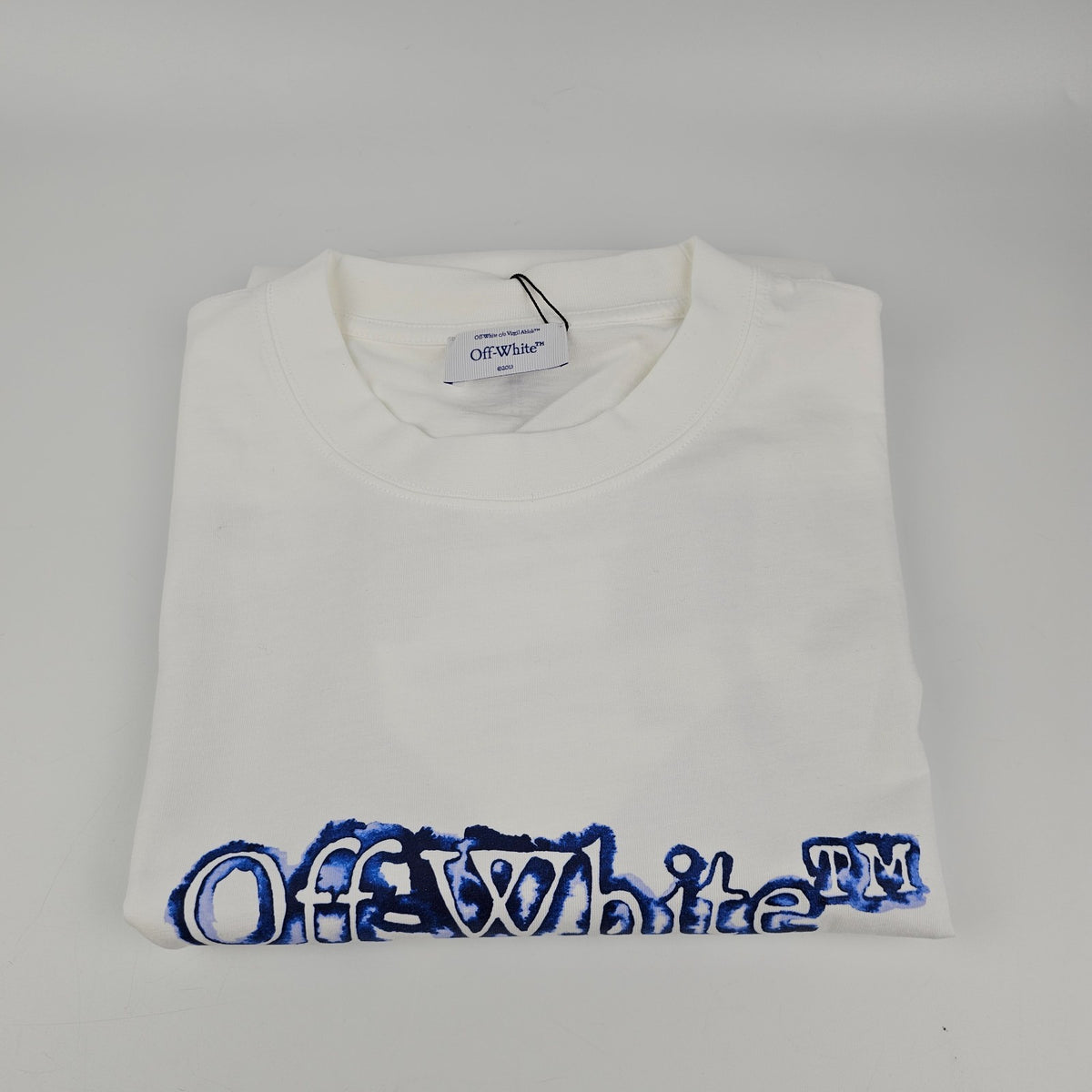 OFF-WHITE White Cotton Men's T-shirt New & Authentic