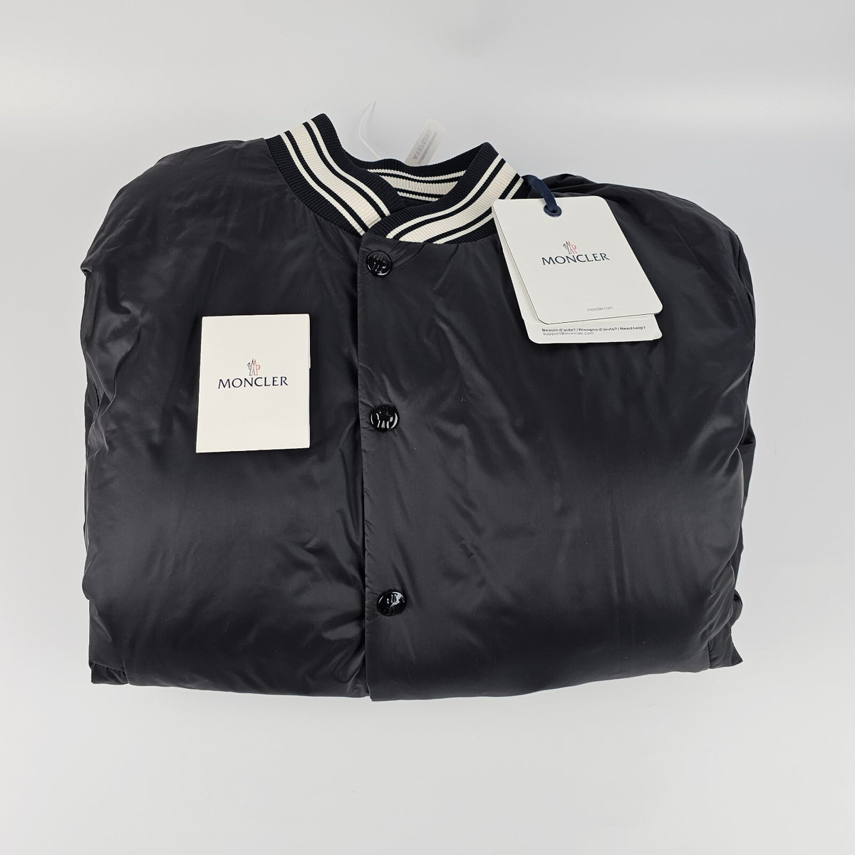 MONCLER Bouchet $2270 Men's Black Down Jacket New