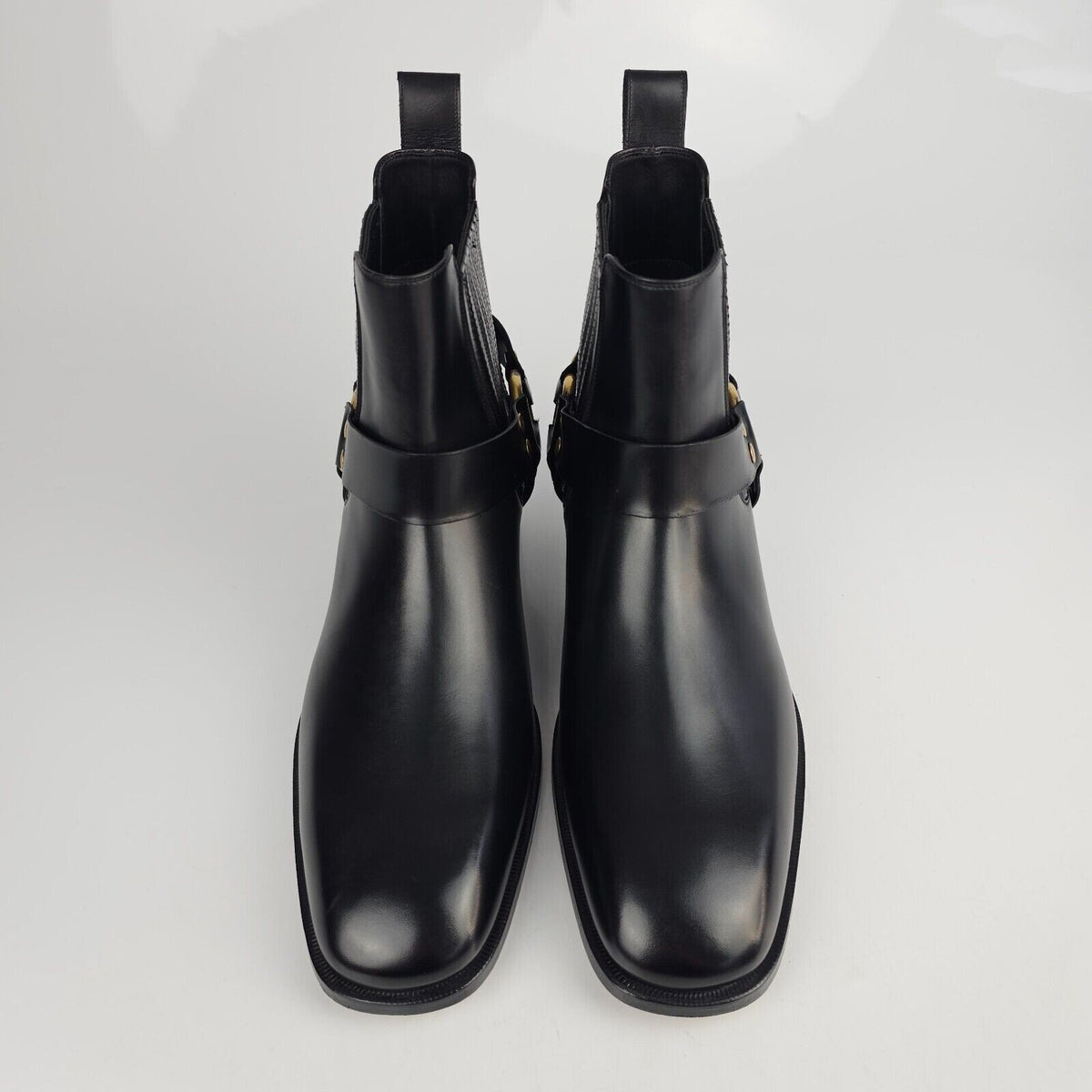 TOM FORD Burnished Rupert Jodhpur Black Leather Boots New Size US 6 EU 39