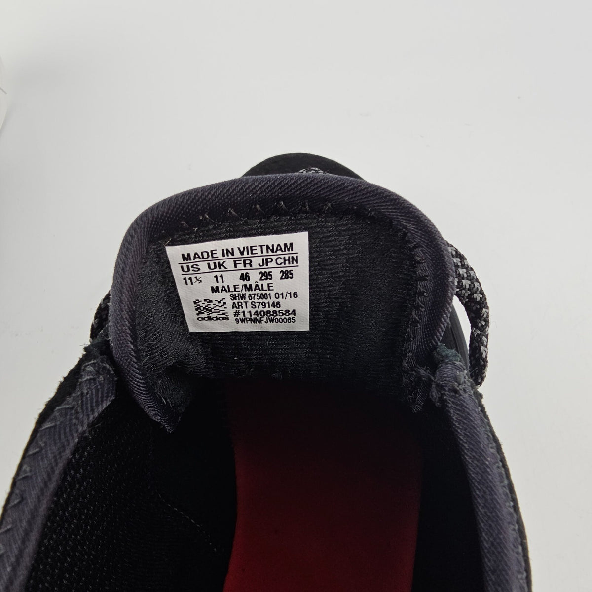 Adidas NMD Chukka Black Sneakers Size 46 US 11 1/2