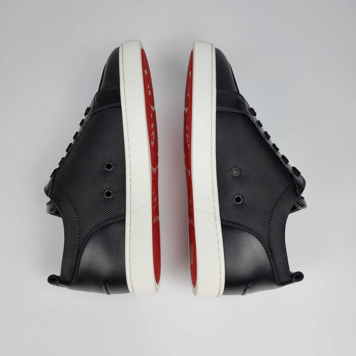 CHRISTIAN LOUBOUTIN Rantulow Black Sneakers New 40.5