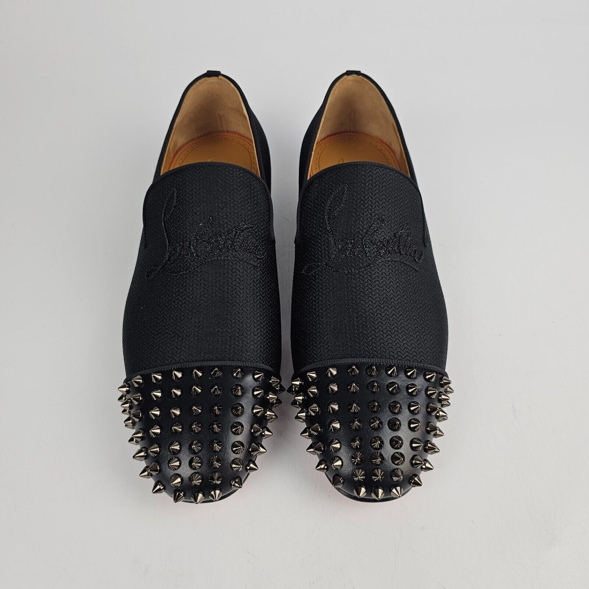 CHRISTIAN LOUBOUTIN Spooky Black Loafers New Size 41 US 8