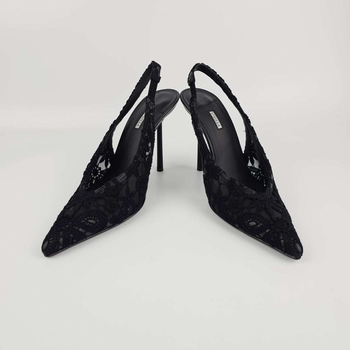 LE SILLA Chantilly Black 100mm Pumps New & Authentic