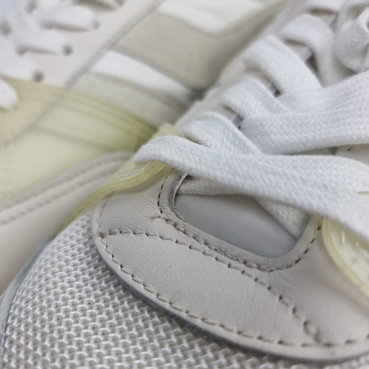 TOM FORD Jackson White Leather Low Top Sneakers New Size US 10 EU 43