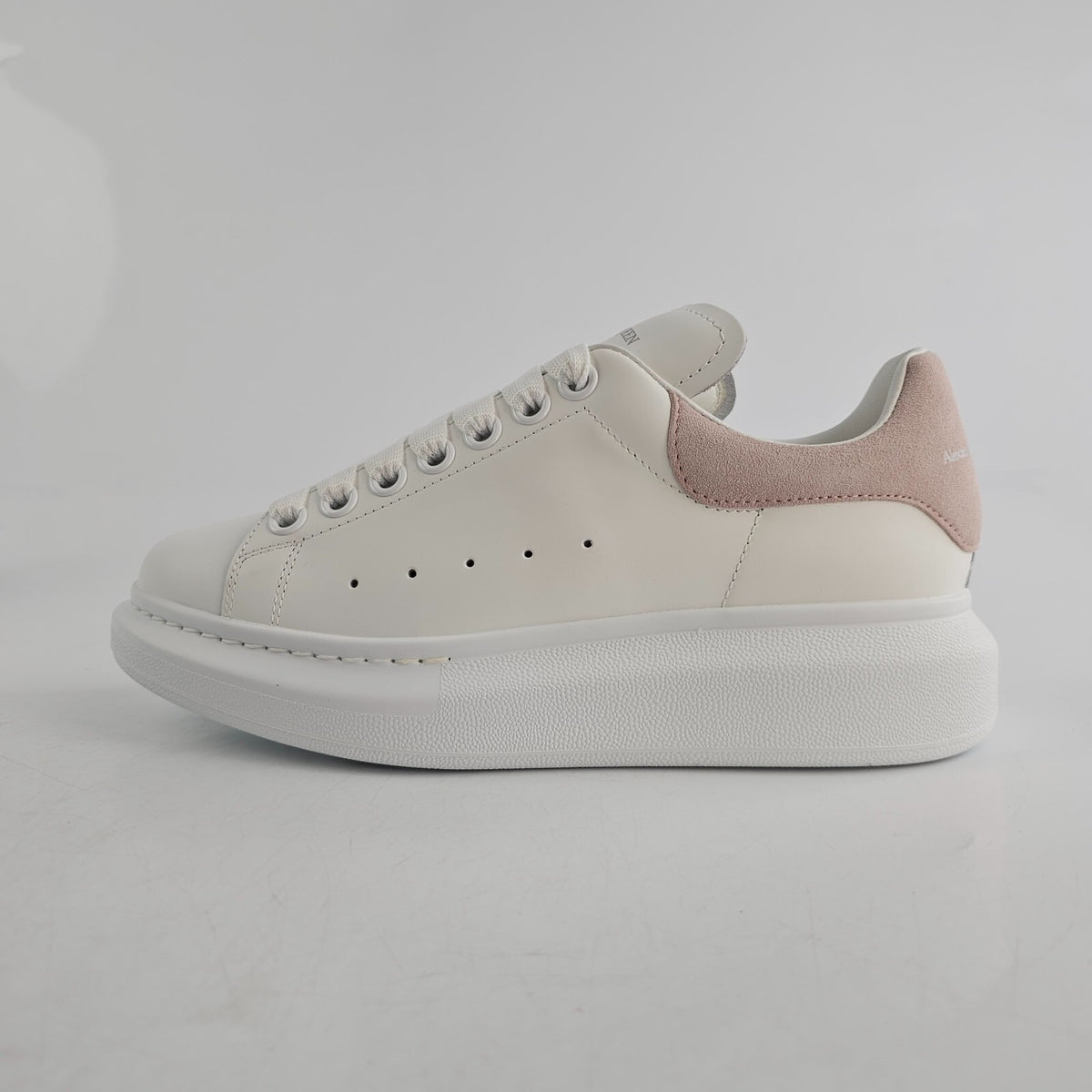 ALEXANDER MCQUEEN Oversized Women's White And Pink Sneakers New