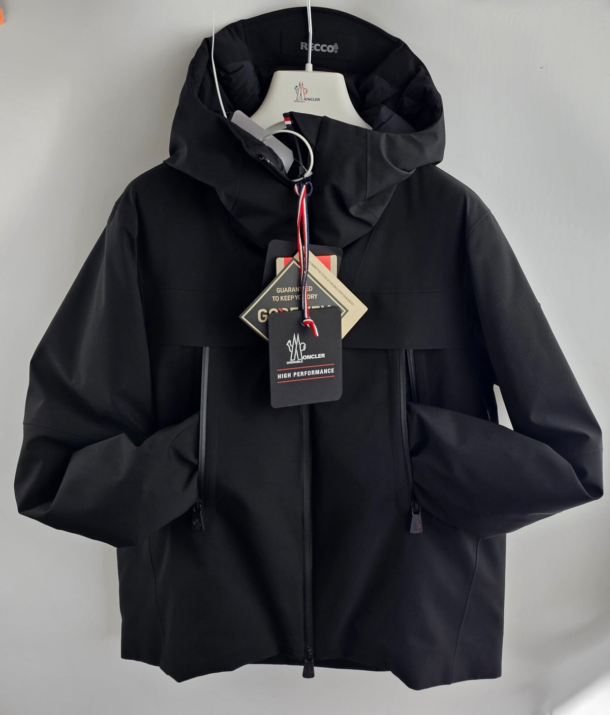 MONCLER GRENOBLE Chanavey Women's Black Padded Ski Jacket New
