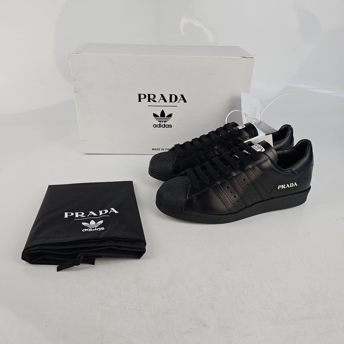PRADA Men's Black Sneakers Size US 6.5 UK 6 EU 39 1/3 New
