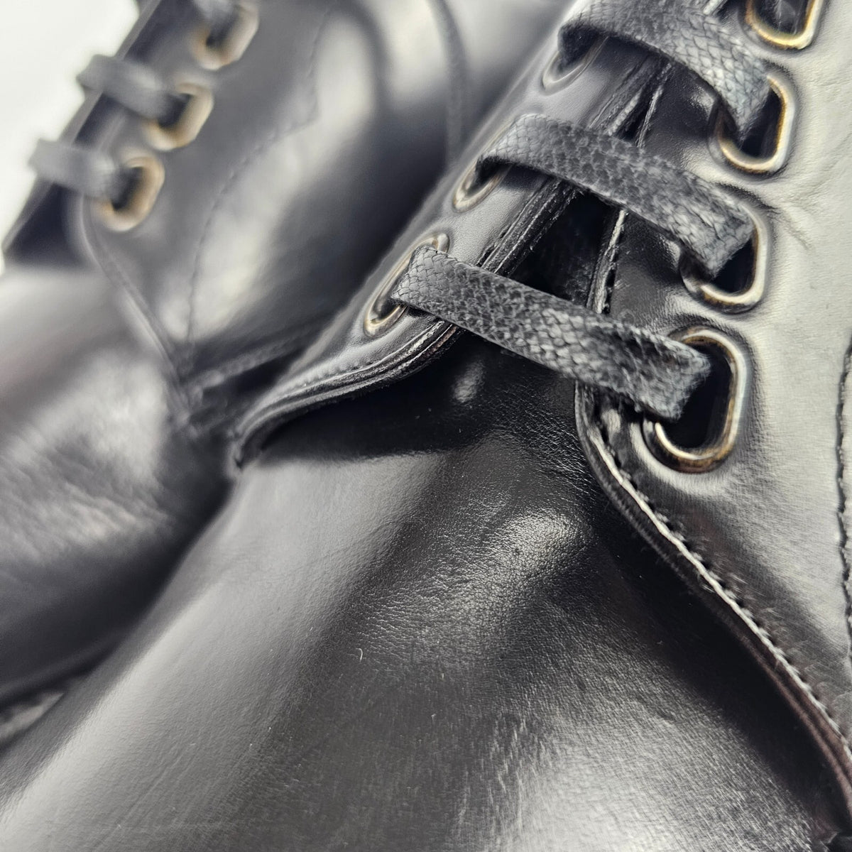 DOLCE&GABBANA Black Derby Shoes New Size 39 US 6