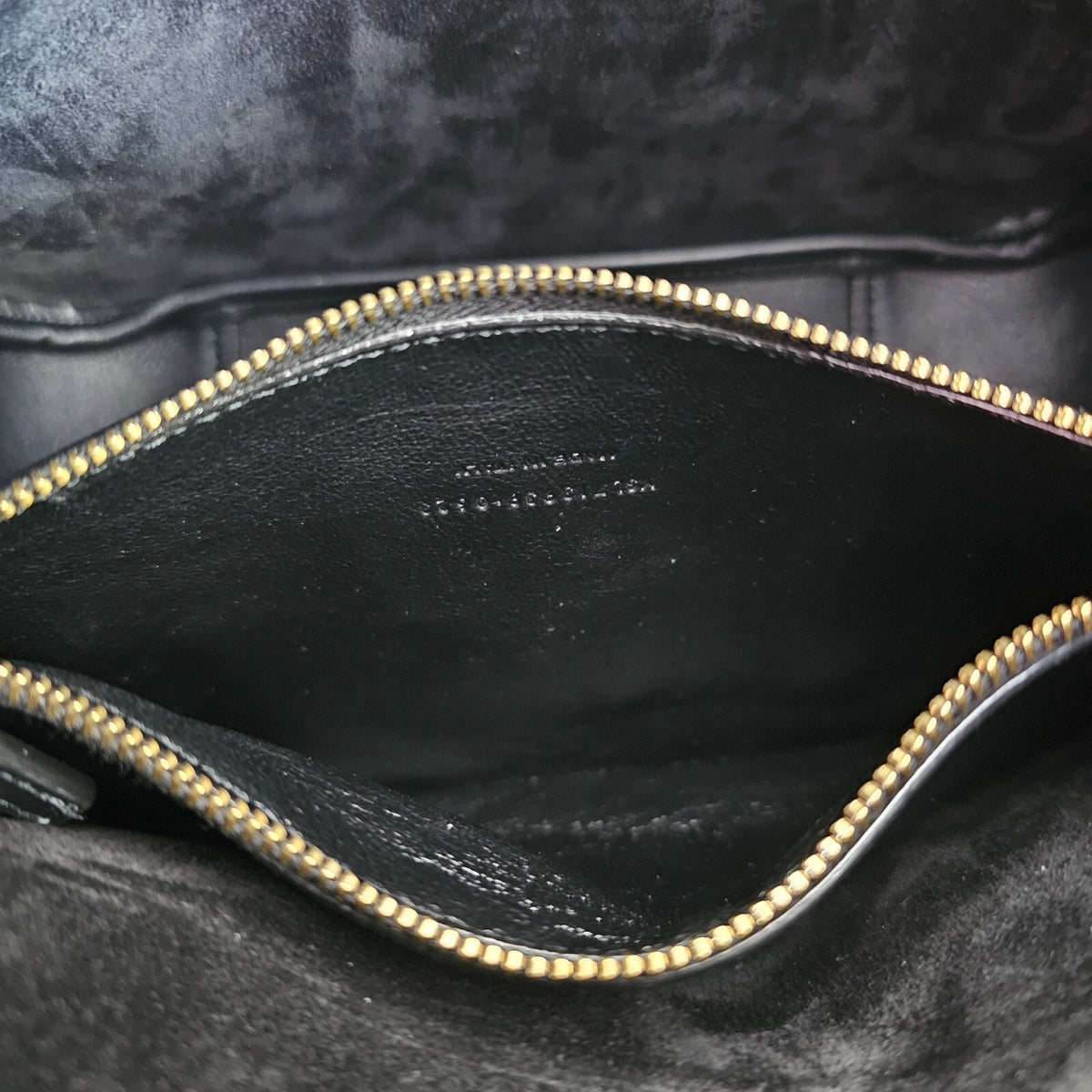 SAINT LAURENT Le 5 A 7 Supple Small Black Leather Shoulder Bag New