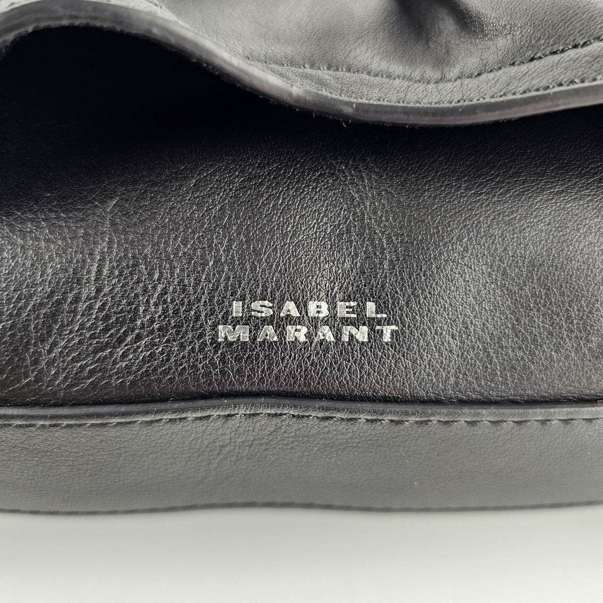 Isabel Marant Bolton Black Leather Shoulder Bag