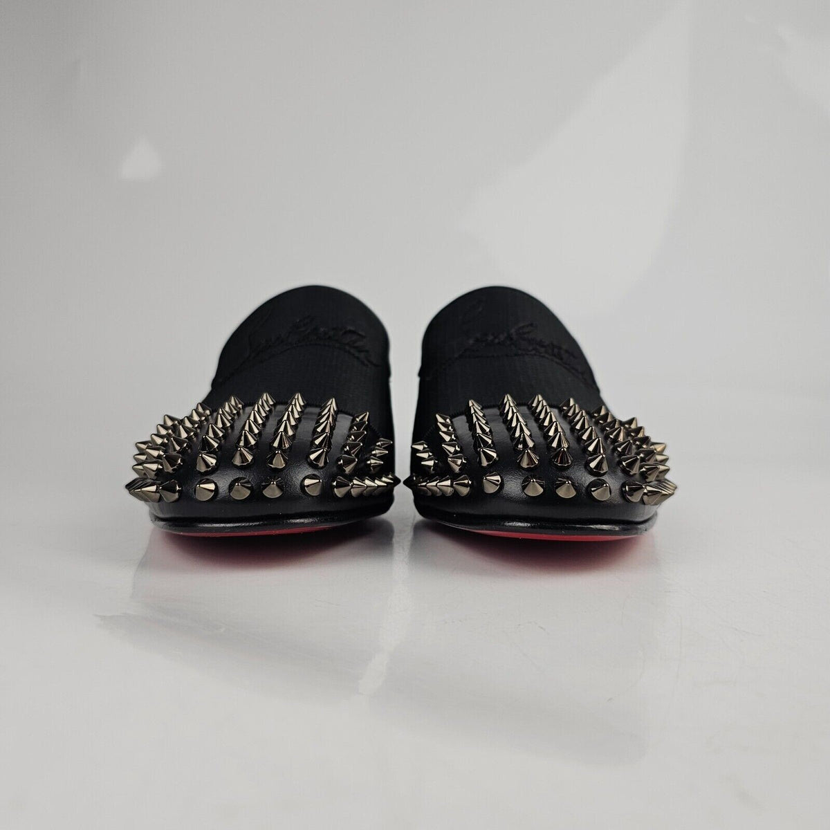 CHRISTIAN LOUBOUTIN Spooky Black Loafers New Size 41 US 8