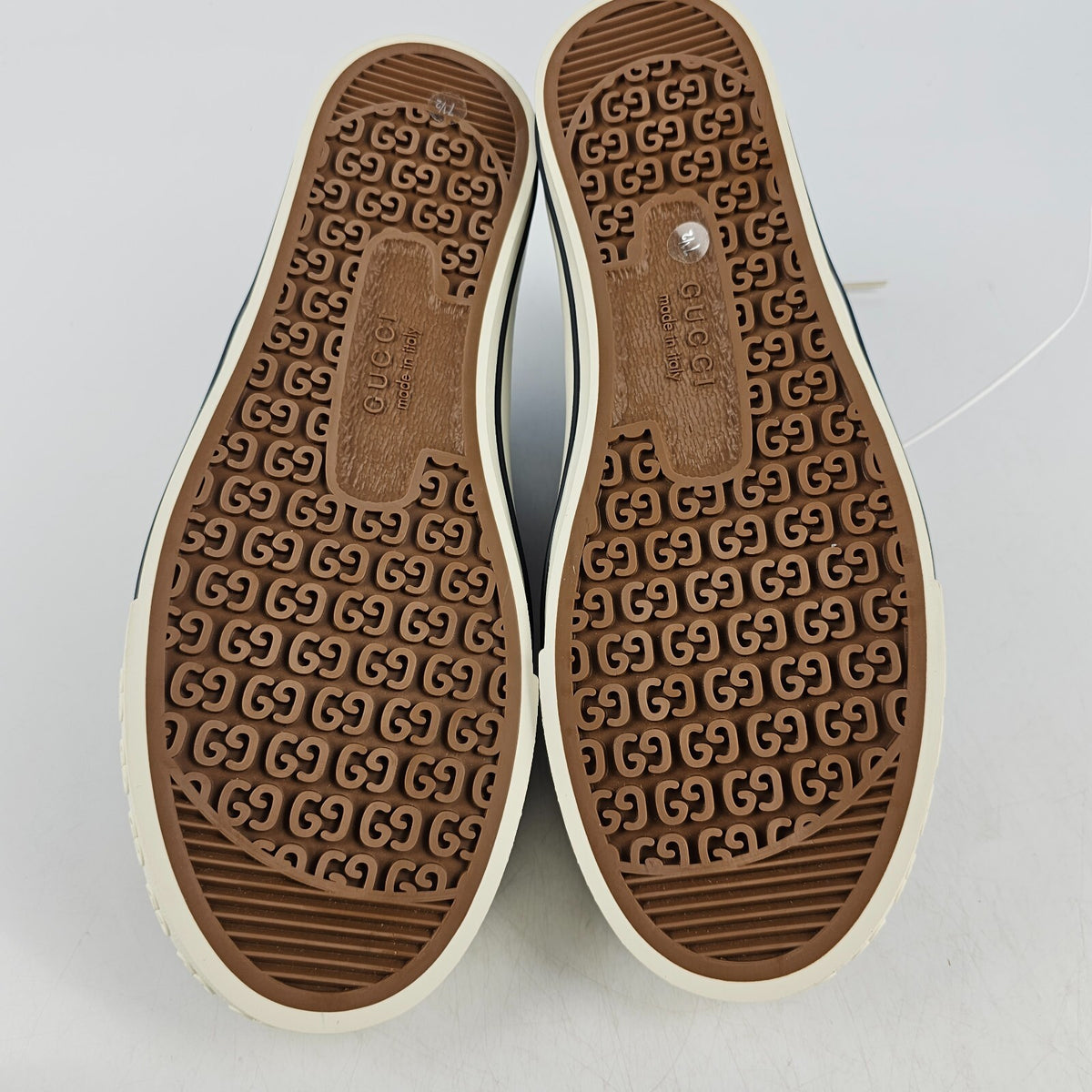 GUCCI Tennis 1977 GG Men's Blue Sneakers New Size UK 7.5 US 8