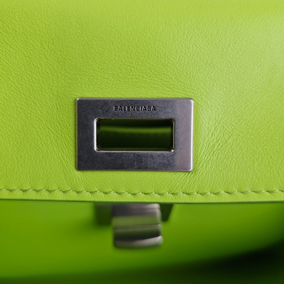 BALENCIAGA Rodeo Mini $2990 Granny Green Leather Handbag New And Authentic