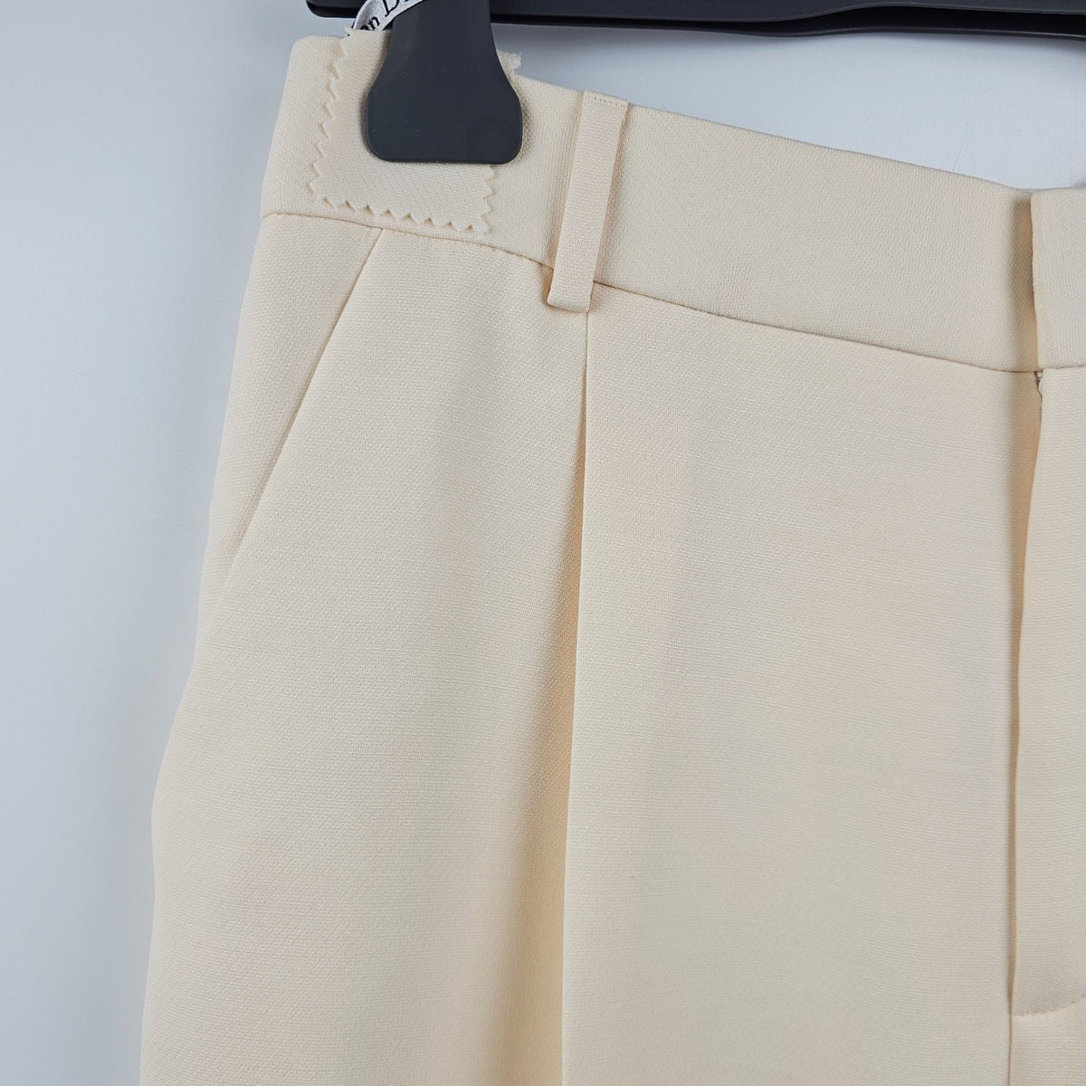 DIOR $2600 Ecru Wool/Silk Flared Pants New & Authentic
