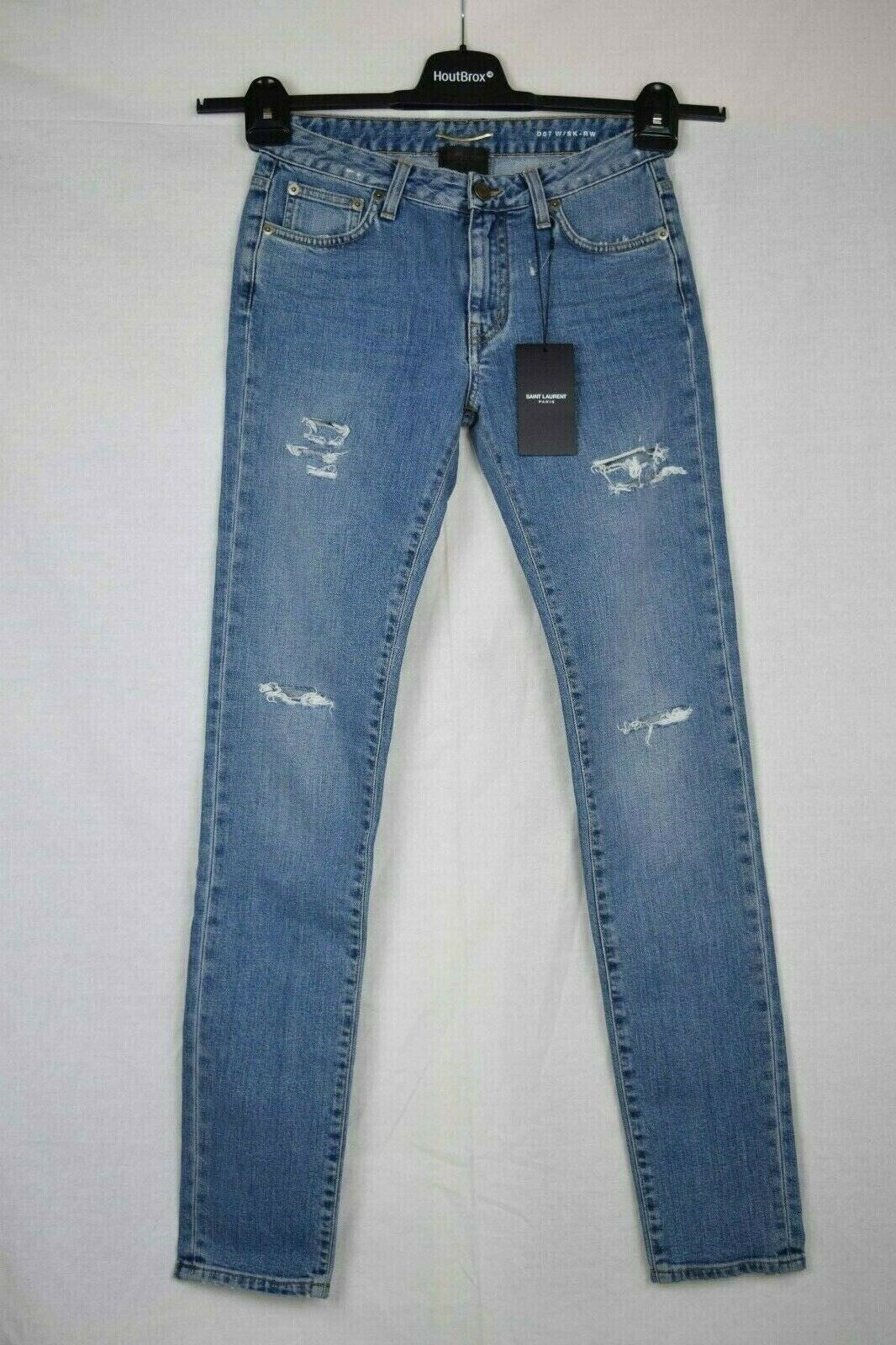 SAINT LAURENT Destroyed Jeans Size 26 New