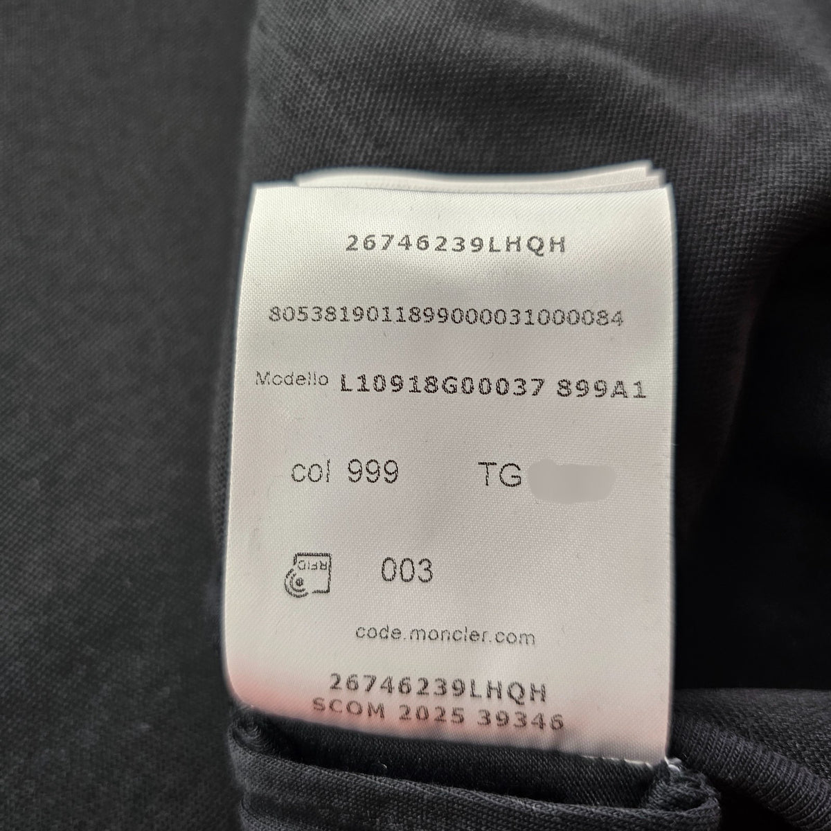 MONCLER Men's Black Sweatshirt New