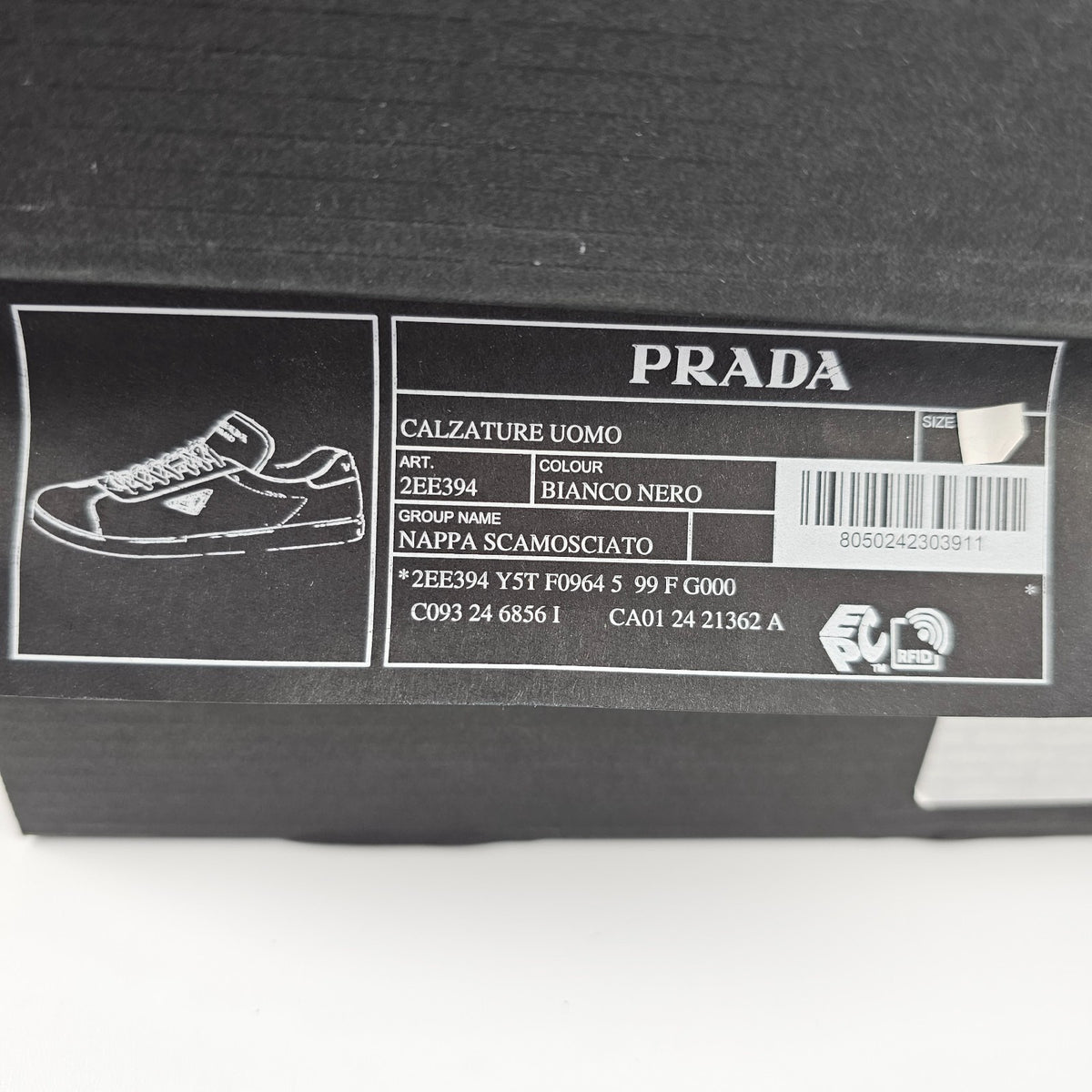 PRADA Lane White Sneakers New & Authentic