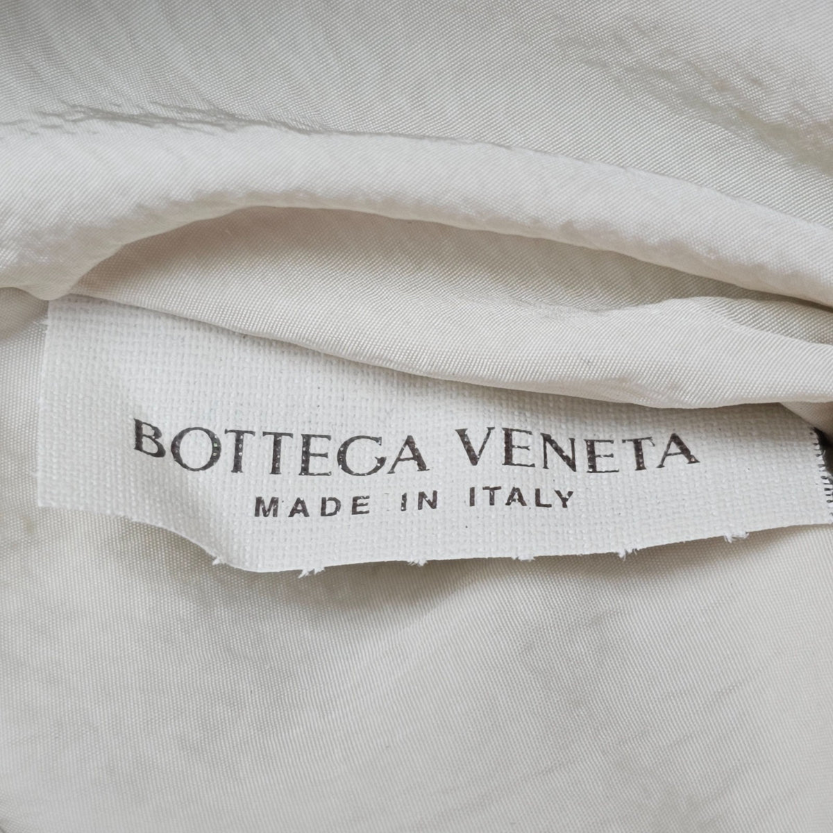 BOTTEGA VENETA Dustbag Small $1850 Sea Salt Leather Shoulder Bag New