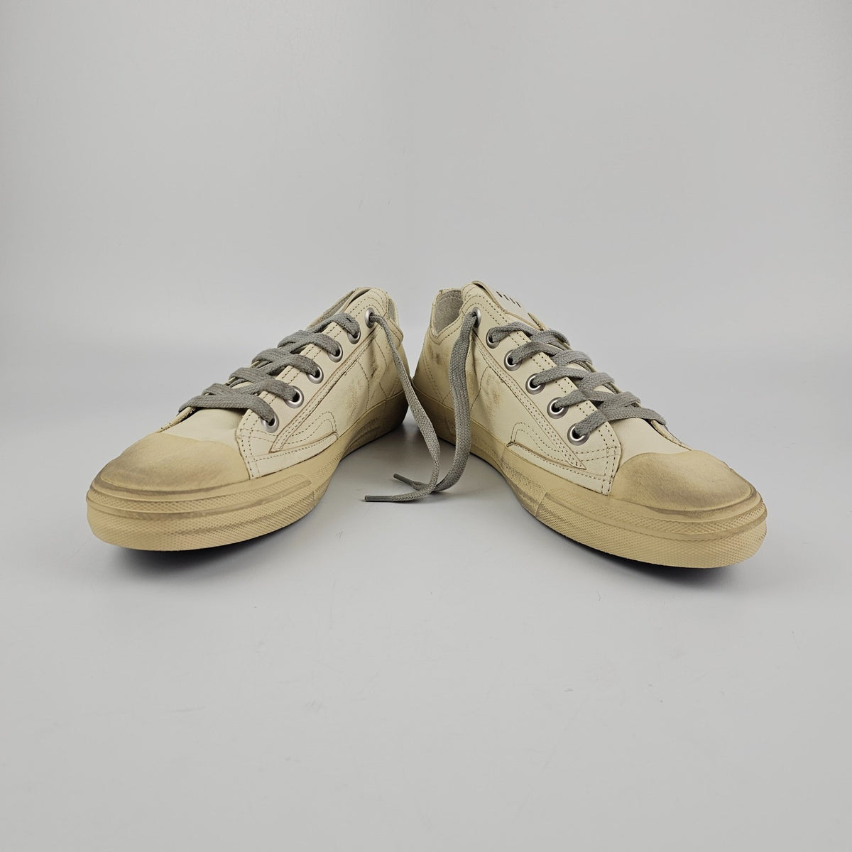 GOLDEN GOOSE V Star 2 Men's Beige/Black Sneakers New