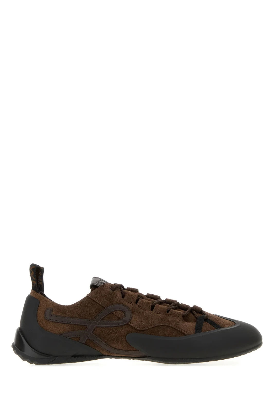 LOEWE $1100 Grip Dark Brown Sneakers New & Authentic