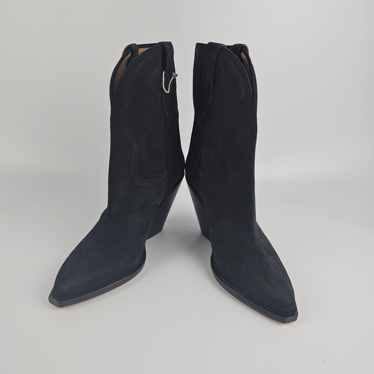 ISABEL MARANT Leyane Black Suede Boots New And Authentic