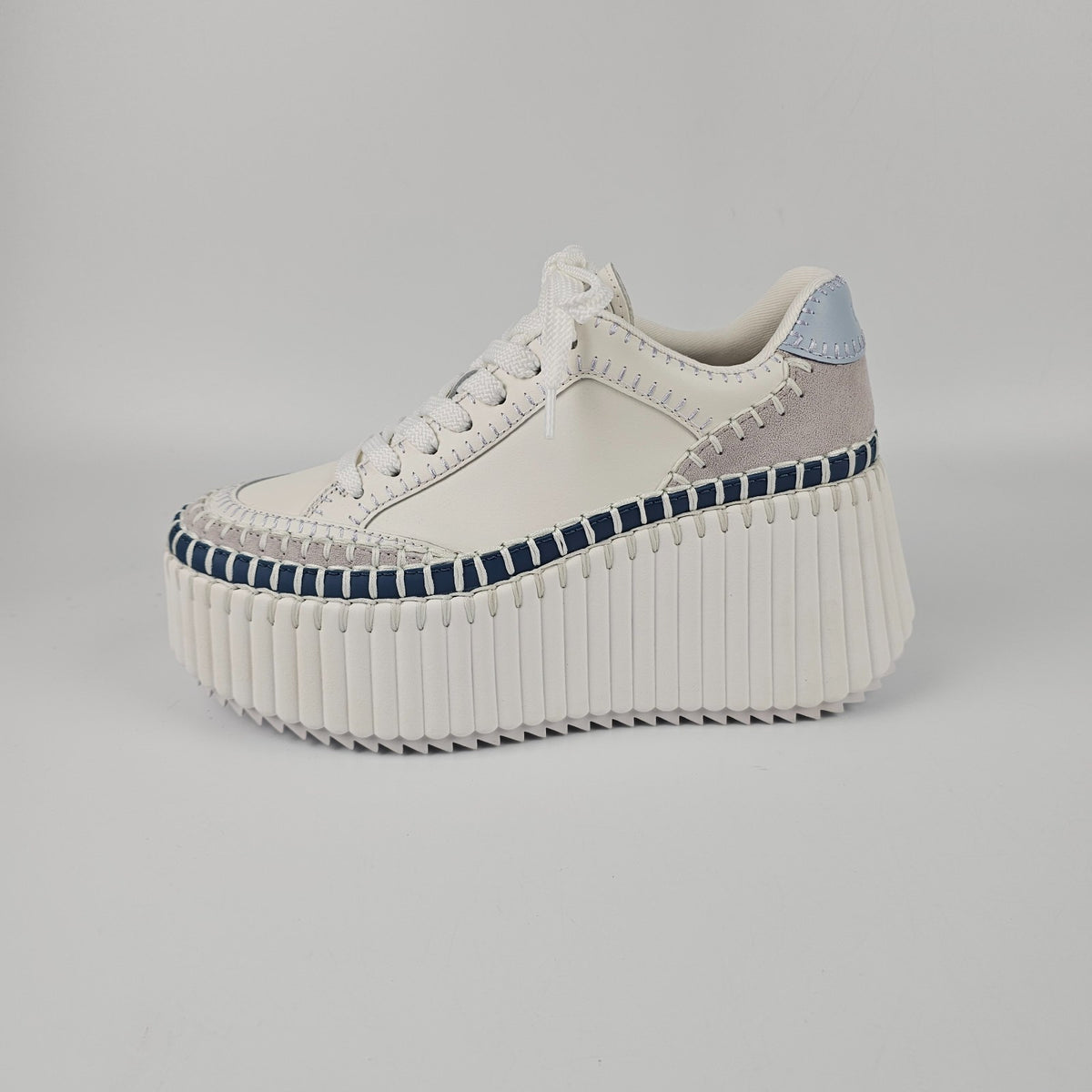 Chloe Nama Denim Blue Sneakers New & Authentic
