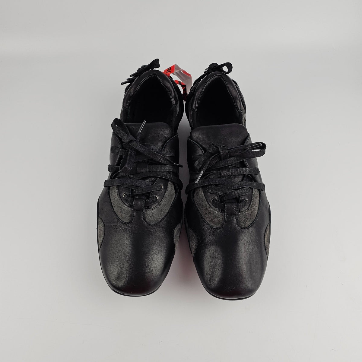 ACNE STUDIOS Black Leather Lace Up Shoes New