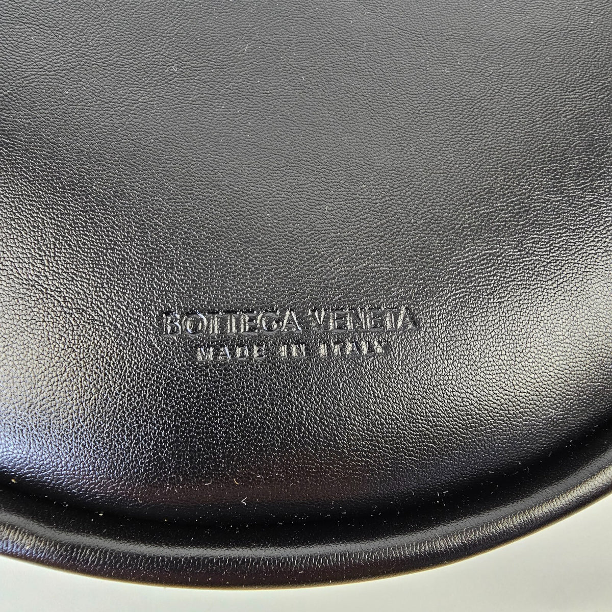 Bottega Veneta Hula Hoop $2950 Black Smooth Leather Shoulder Bag New/Authentic