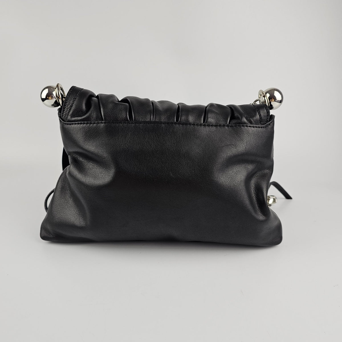 Isabel Marant Bolton Black Leather Shoulder Bag New And Authentic