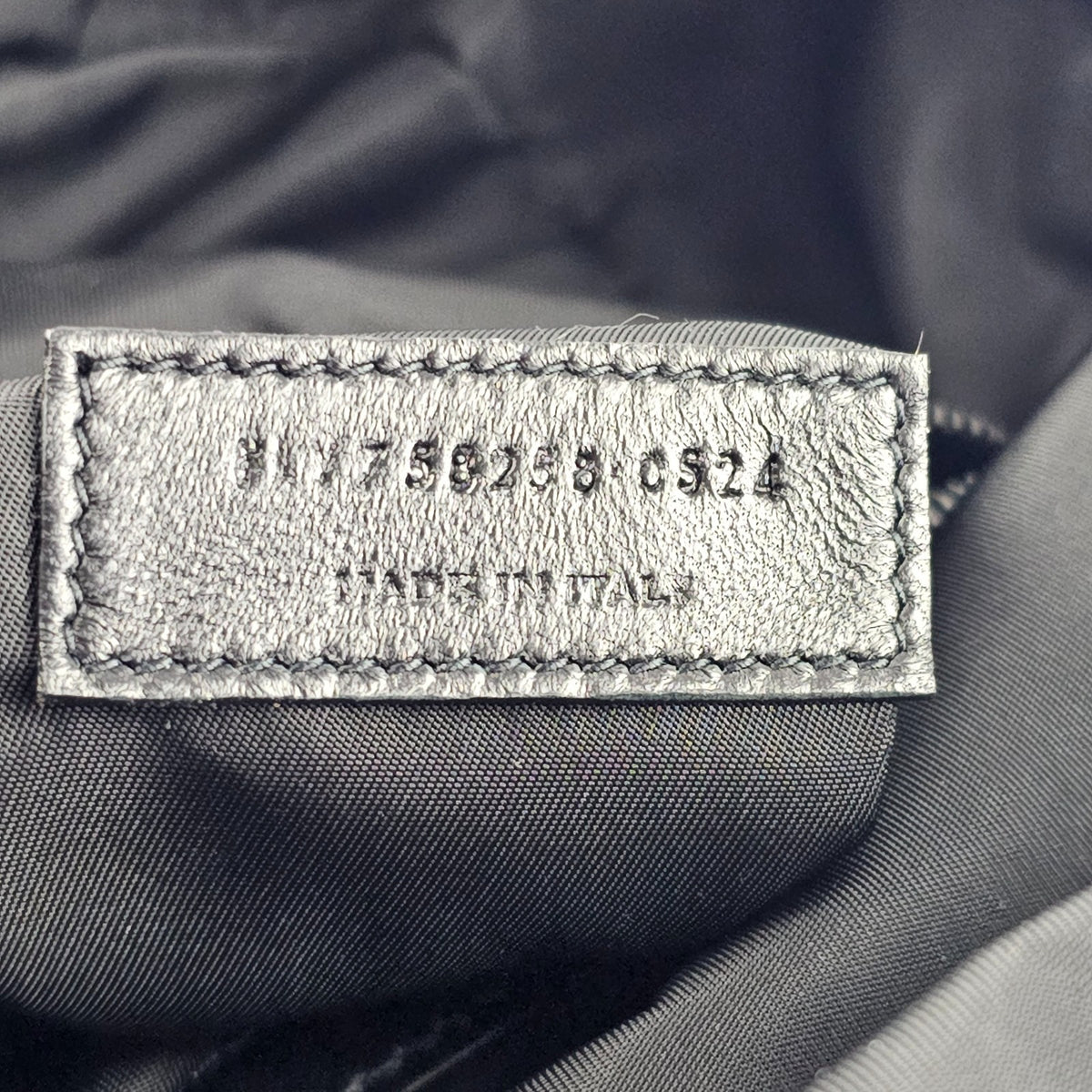 SAINT LAURENT Nylon $2000 Black Crossbody Bag New And Authentic