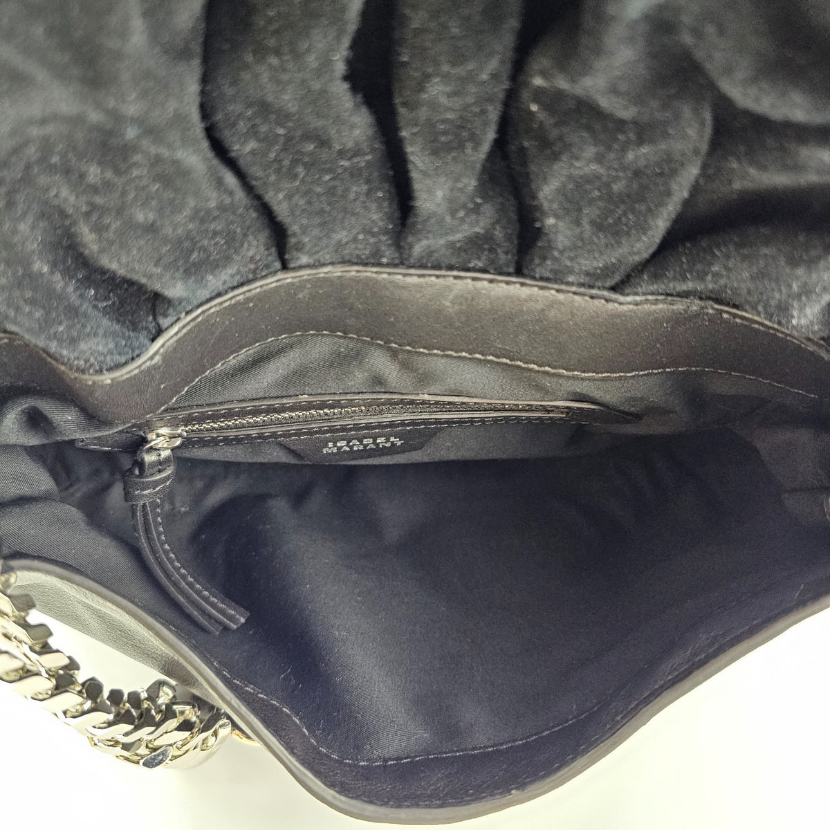Isabel Marant Bolton Black Leather Shoulder Bag New And Authentic