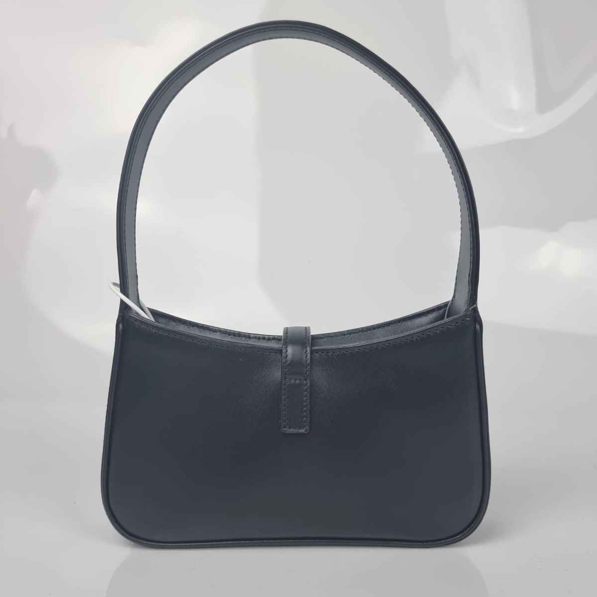 Saint Laurent Mini Le 5 A 7 Black Leather Hobo Bag New