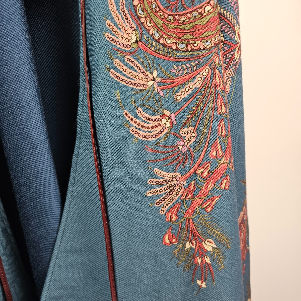 ETRO Multicolor Wool Cape