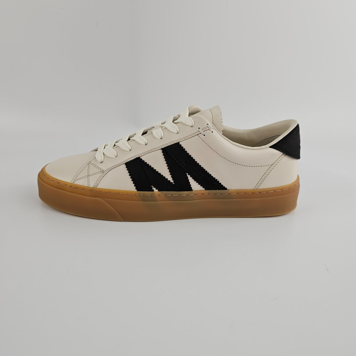 MONCLER Monaco2 Men's Beige Sneakers New
