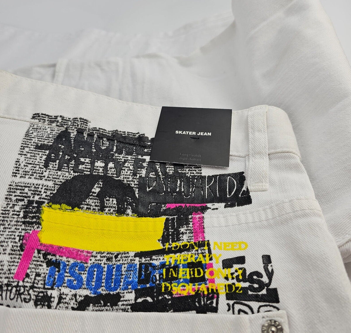 DSQUARED2 White Jeans Size IT56 New