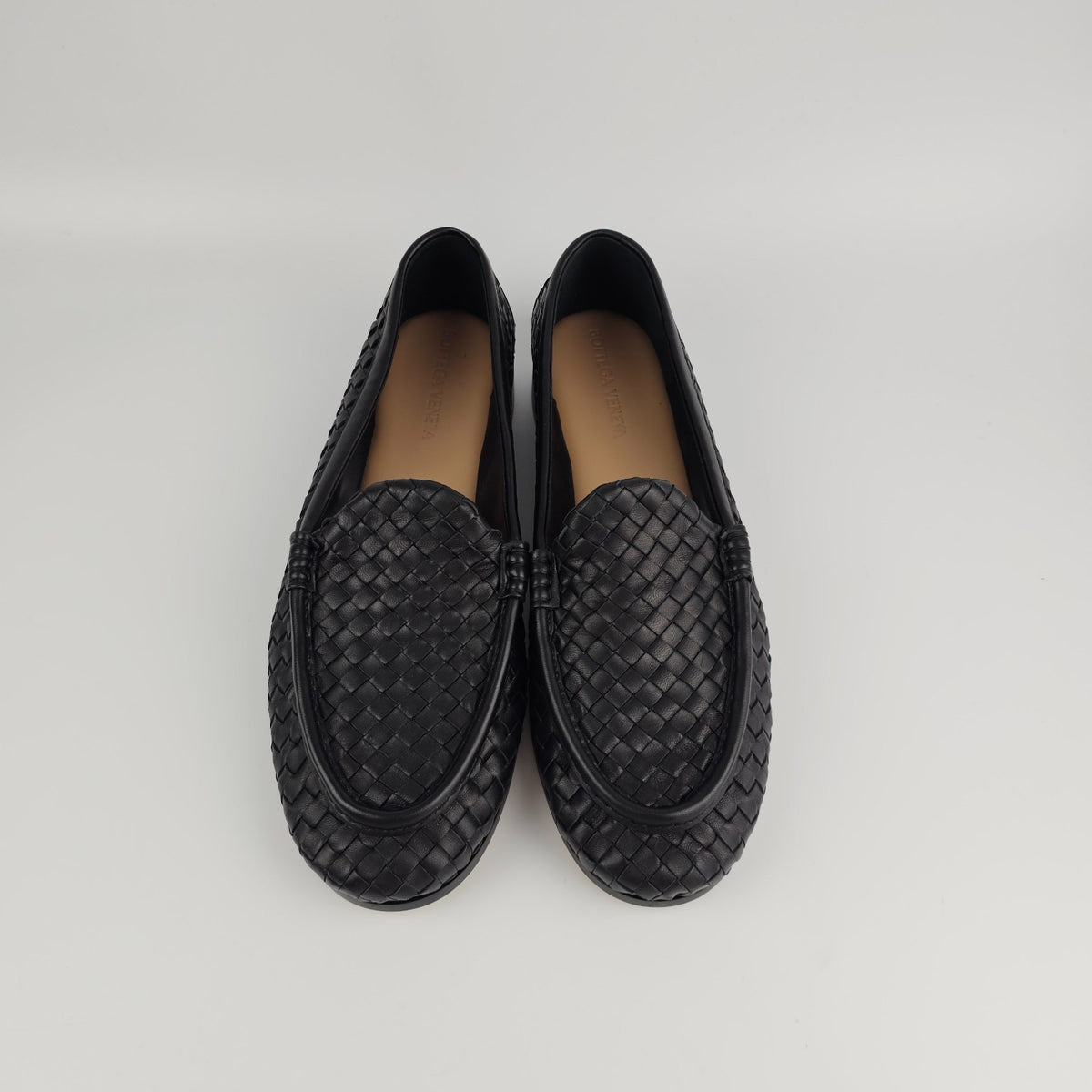 BOTTEGA VENETA Silenzio $1550 Black Loafers New & Authentic