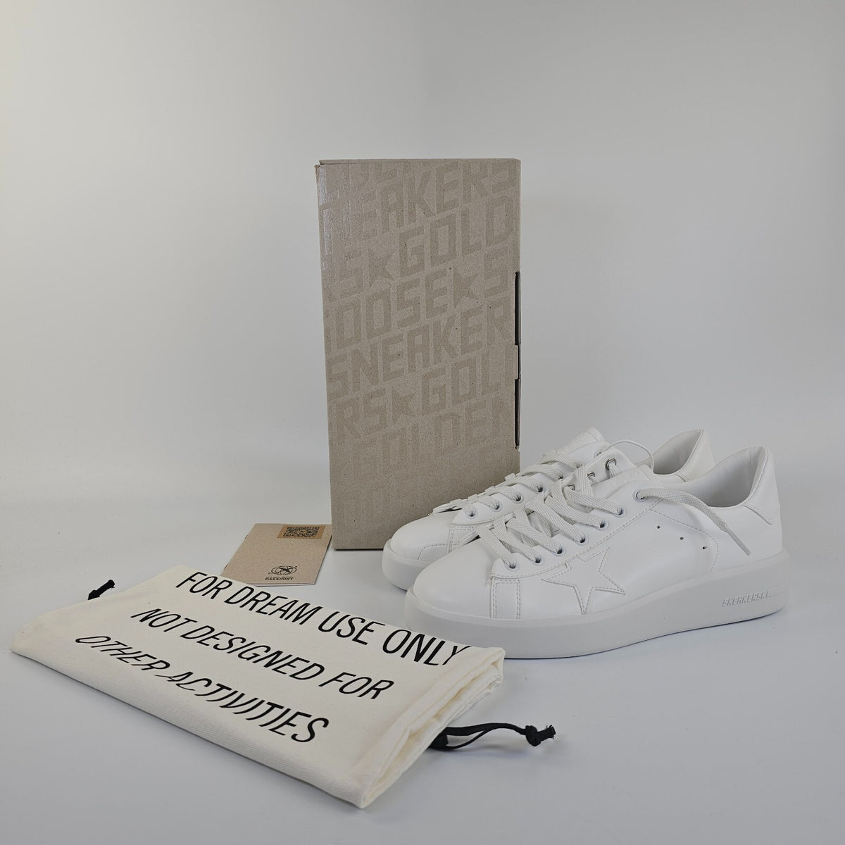 GOLDEN GOOSE Purestar Women's White Low Top Sneakers New
