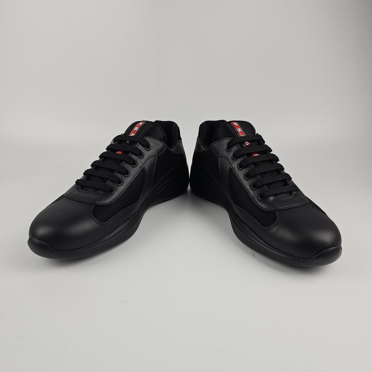 PRADA America's Cup Black Sneakers New & Authentic