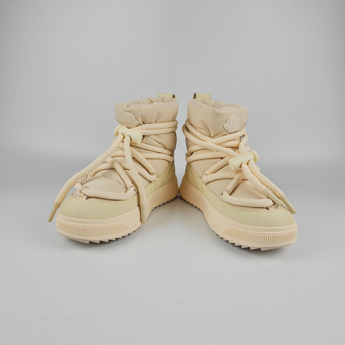 MONCLER Altive Women's Light Beige Boots New
