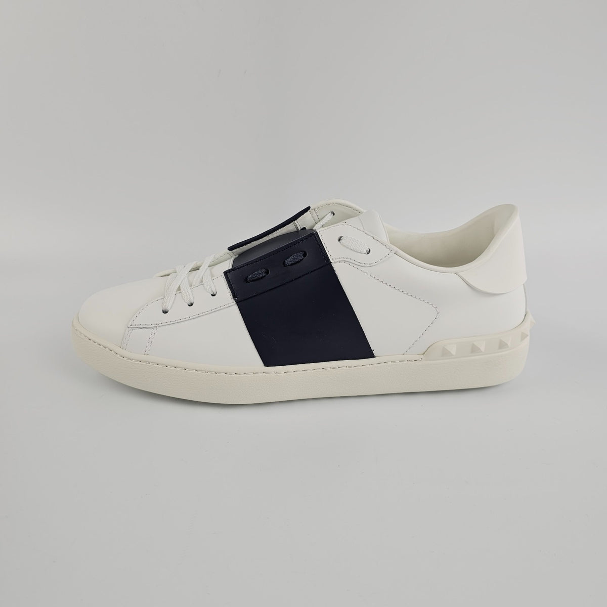 VALENTINO GARAVANI Open White/Marine Sneakers New & Authentic