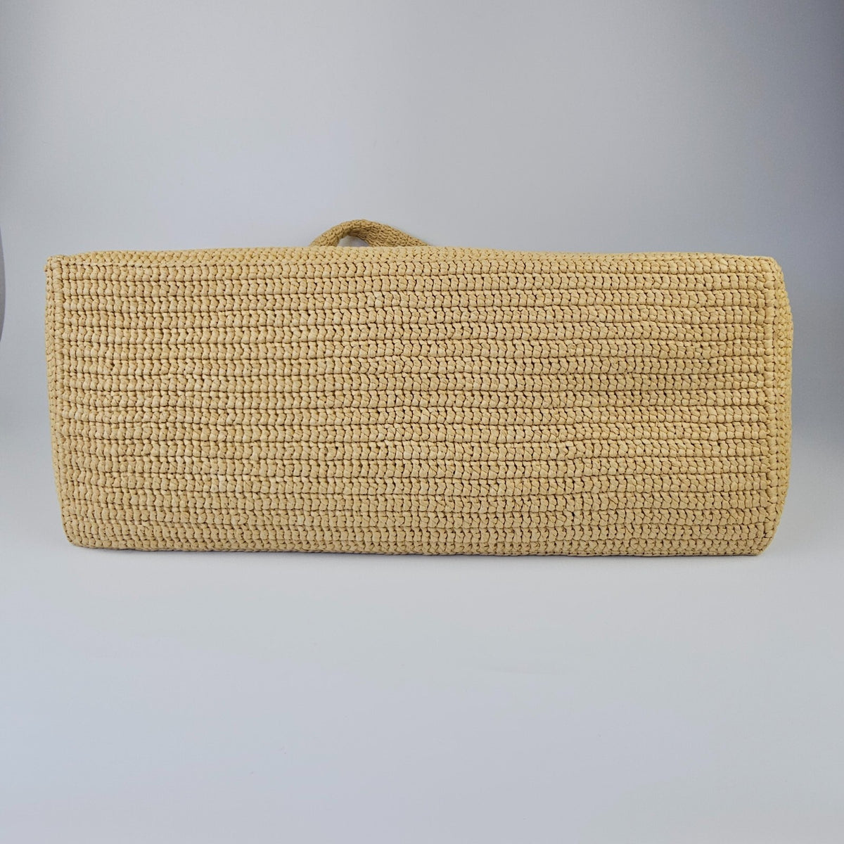 SAINT LAURENT $2550 Natural Raffia Tote Bag New And Authentic