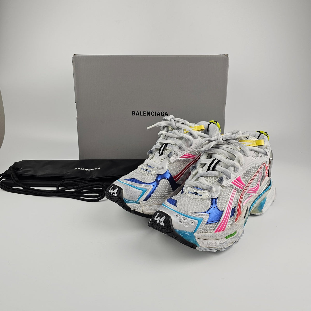 BALENCIAGA Runner $1190 Women's Multicolor Sneakers New & Authentic