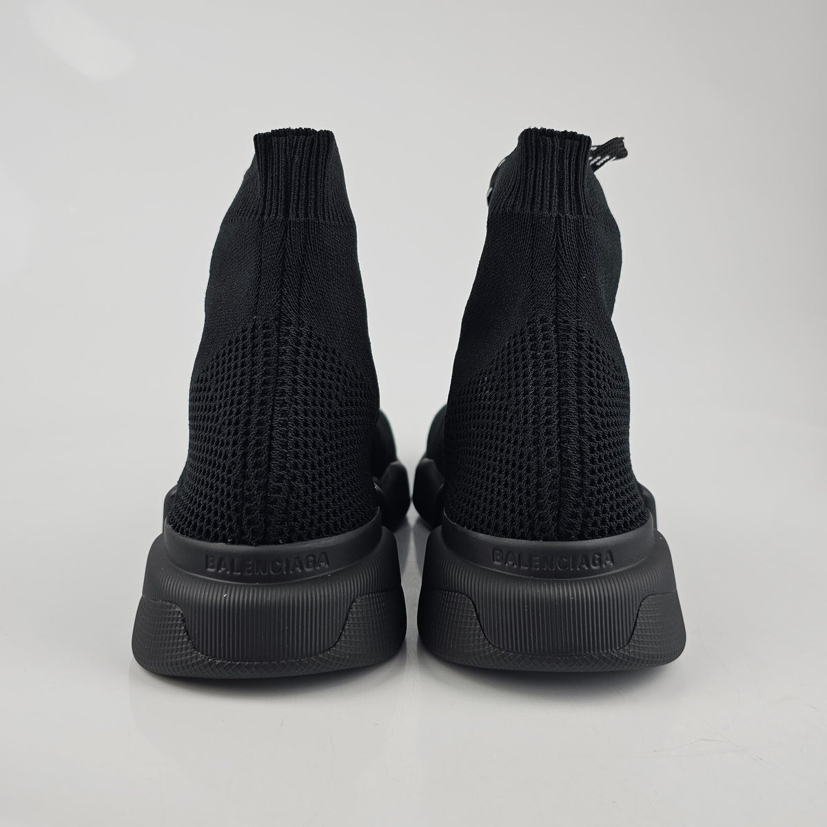 BALENCIAGA Speed 2 Men's Black Laced Sneakers New