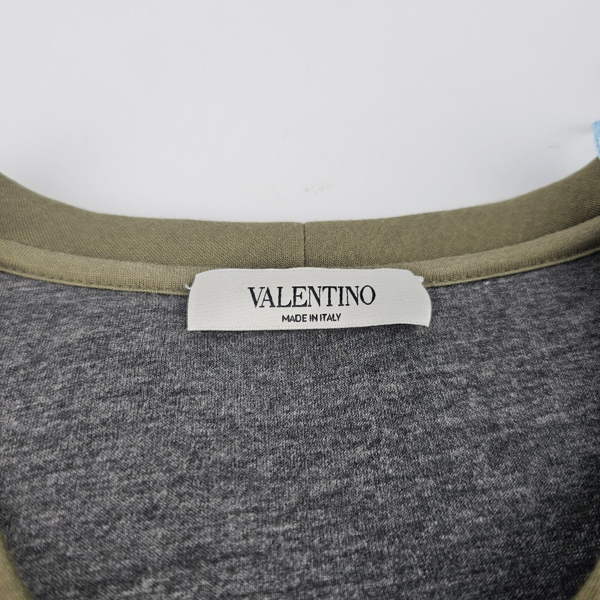 Valentino Navy Neoprene Sweater Size L New